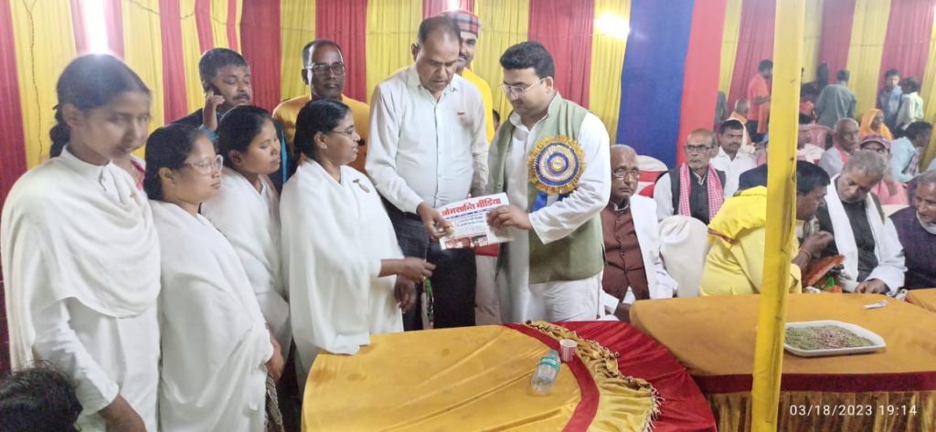 विष्णु जग में मेला में  चित्र प्रदर्शनी कार्यक्रम, ब्रम्हाकुमारी सुंदरी ऑफ सेवा केंद्र
